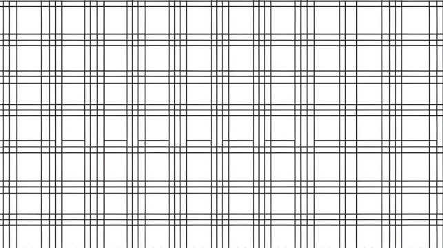 simple black and white square grid seamless pattern, page with continuous square grid, quadrille, quad paper for background, banner, label, card, cover, texture in education theme etc. vector design.