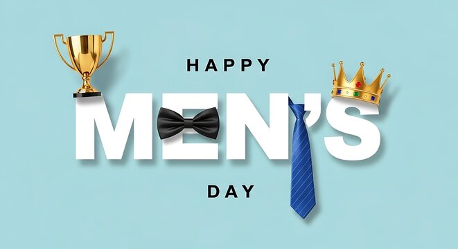 Celebrate international mens day on november 19 with tie and shirt, a day to honor mens contributions