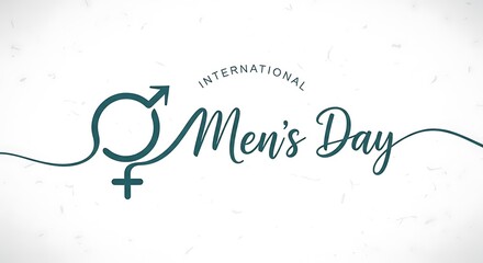 Celebrate happy mens day with a stylish trophy, crown, bow tie, and tie design, isolated on white background, a perfect greeting