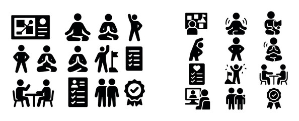 Fototapeta premium Determination Rituals Icons