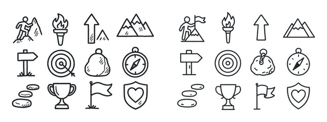 Determination Symbol Icons
