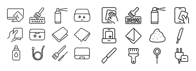 Digital Hygiene Icons