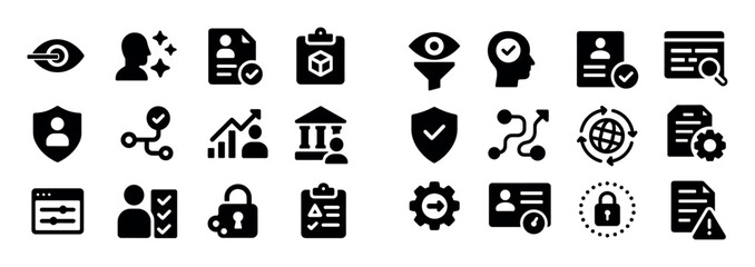 AI Ethics Icon Set
