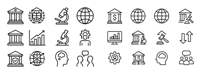 Economics Icon Set