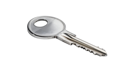 Metal key, head to the left