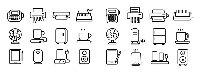 Office Appliances Icons