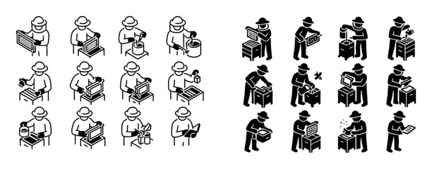 Beekeeper Tasks Icons