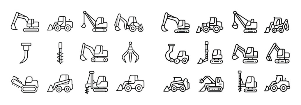 Quarry Equipment Icons