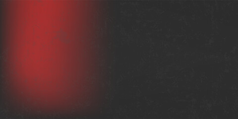 Red reflection on black background. Retro film photography effect. Analog foto. impression