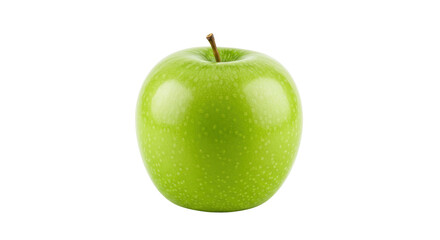 Fresh green Granny Smith apple isolated PNG, healthy eating and ingredient for cooking and baking