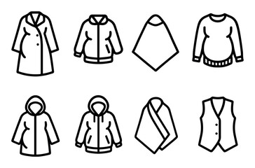 Maternity Wear Icons
