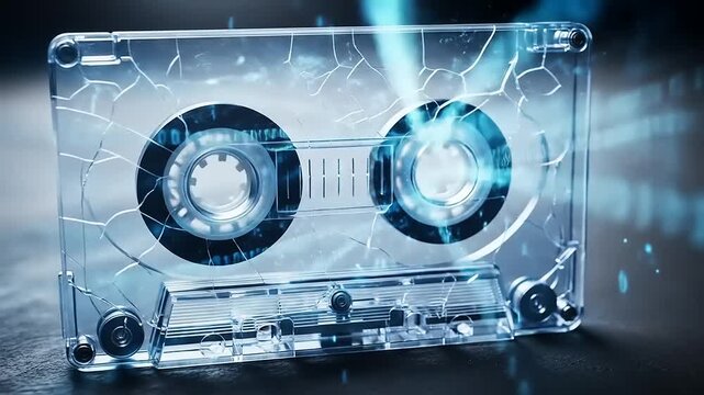 Digital Audio Tape - A Futuristic Fusion of Technology and Nostalgia.