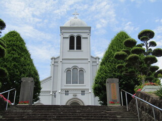 長崎県平戸市、竣工1929年、鉄筋コンクリート造の紐差教会