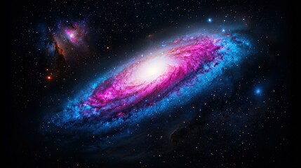 Cosmic Background Featuring Stars And