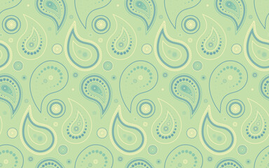 Herb ethereal artistic trend. Contemporary simple of pattern lovely. Curve paint paisley symmetry.