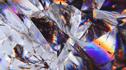 Abstract Shattered Glass Pattern