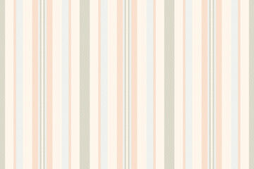Obraz premium Seamless vertical striped pattern in pastel hues. A versatile backdrop for textile design, packaging, or web backgrounds. Calming, harmonious aesthetic.