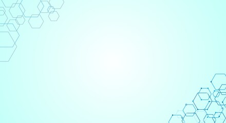 Modern medical-themed concept design on a light blue gradient background. 28.