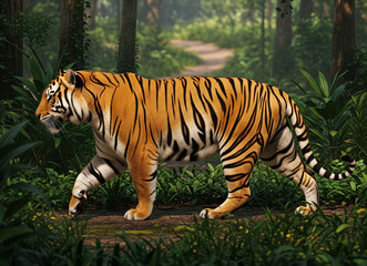 Obraz premium tiger in the wild