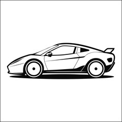 Green drag race illustration isolated in black background for poster tshirt graphic design busin
