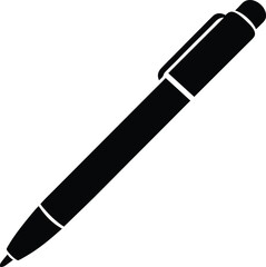 Pen silhouette vector art illustration