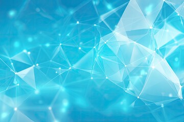 Abstract digital backdrop featuring interconnected points and lines, creating a luminous blue network