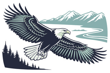 eagle in flight