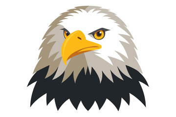 american eagle isolated on white