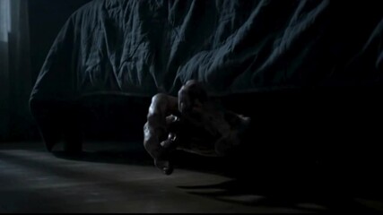 Moody bedroom interior evokes loneliness, insomnia, or a scene from a thriller film, perfect for suspenseful storytelling