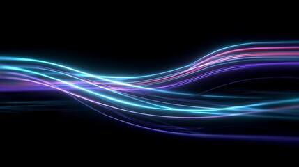 Colorful light trails abstract background