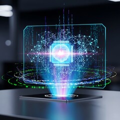 Advanced Technology Futuristic Interface.
