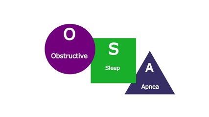 OSA - Obstructive Sleep Apnea acronym. A mental disorder characterized by recurrent episodes of complete or partial obstruction of the upper airway leading to reduced.