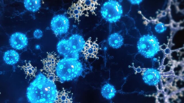 Lassa virus microscopy video showing cellular degeneration vacuoles and membrane rupture