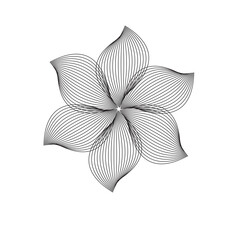 abstract flower vector illustration