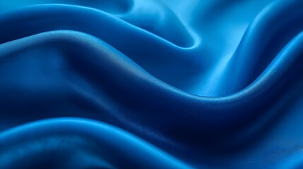 Obraz premium blue silk background