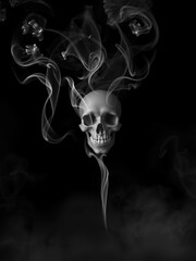 Dark Hooded Figure Holding Glowing Jack-O’-Lantern