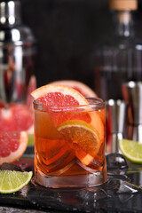 Grapefruit Aperol Spritz. This gin based cocktail is full of citrus flavors and will be your go to fizzy drink