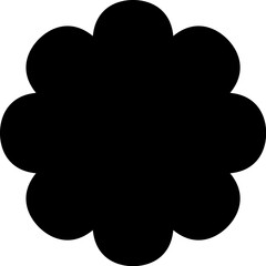flower icon. flower vector symbol