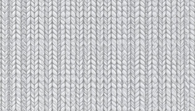 Seamless knitted texture, light gray