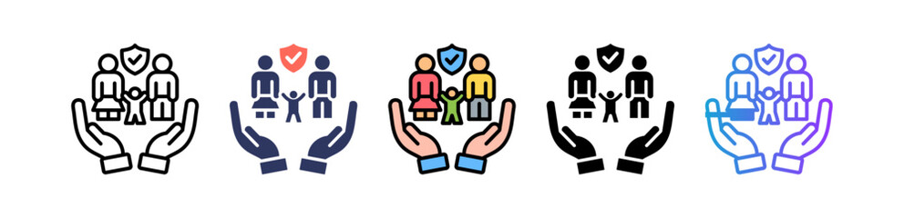 Family Policy multiple icon