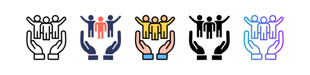 Public Assistance multiple icon