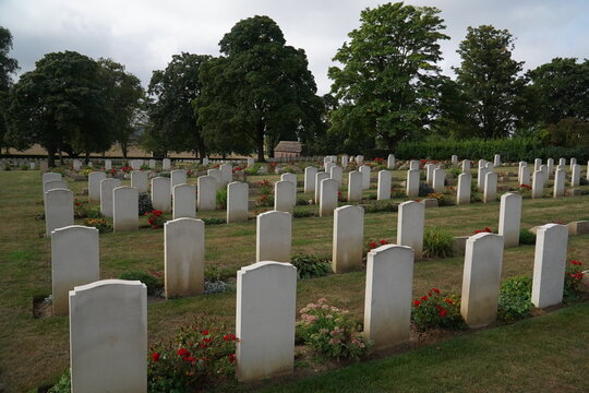 Hanover English War Cemetery. 2. world war and military cemetery Hannover Ahlem, Lower Saxony, Germany.