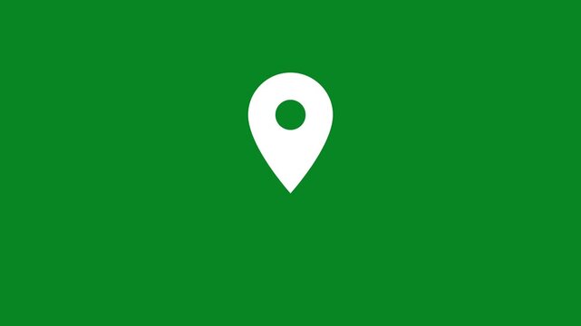 location icon with radio wave animation. Navigation, pointer, location, map, GPS. Location icon, location pin pointer. location icon, GPS icon and. Animation map pointer pin marker location icon.