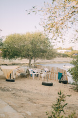 Traveling around Cyprus, beach landscapes and nature