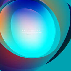 Abstract fluid shapes blend, creating vibrant colorful background. Soft gradients suggest depth, modern design aesthetic.
