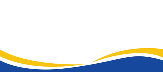 Abstract orange and blue banner background. Graphic design banner pattern background template with dynamic curve shapes. Suit for business, cover, header, wallpaper, corporate, website, flyer