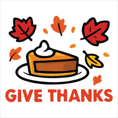 Roast Turkey with Drinks and Pumpkin Design