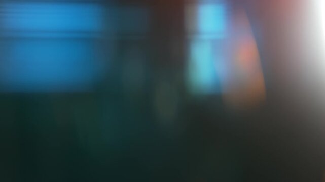 Real Shooted Cinematic Lens Flare Overlay on Black Background at 1000fps Slow Motion.