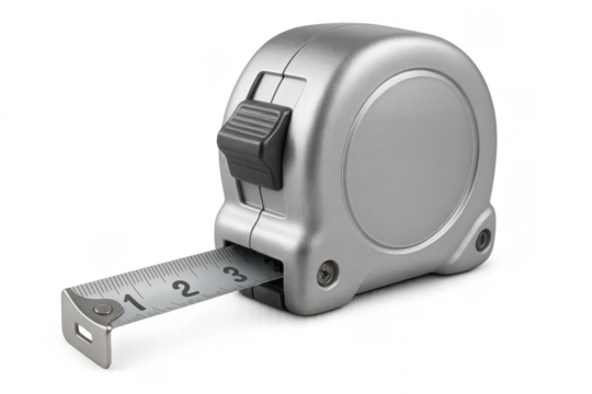 Measuring tape tool extending metal blade for measurement