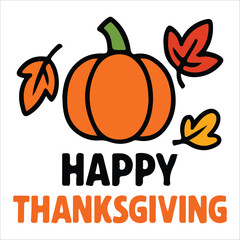 Give Thanks Feast Table Illustration